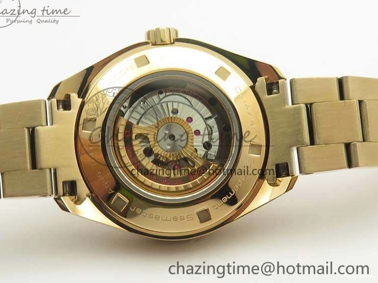 0317 Timeless Aqua Terra Ladies 35mm RG V6F Best Edition White MOP Dial On RG Bracelet A 8102